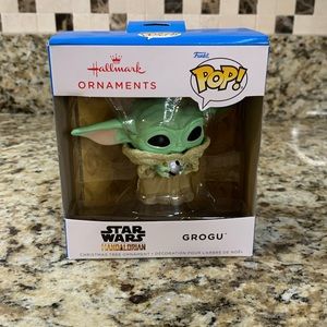 Grogu. Hallmark. Funko Pop ornament. Star Wars. Mandalorian.